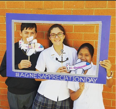 Year 7 students of St Agnes Catholic High School, Rooty Hill pooled together and held a Year 7 students of St Agnes Catholic High School, Rooty Hill pooled together and held a
